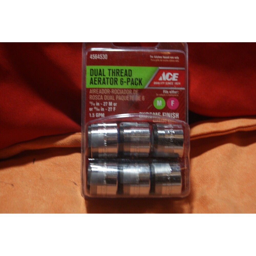 (6-Pk) Ace Dual Thread Aerator CH 1.5 4564530